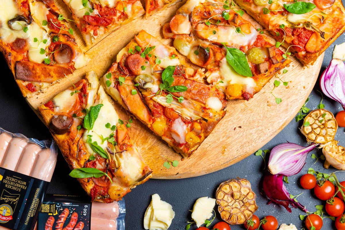 Russians Franks Sheet Pan Pizza